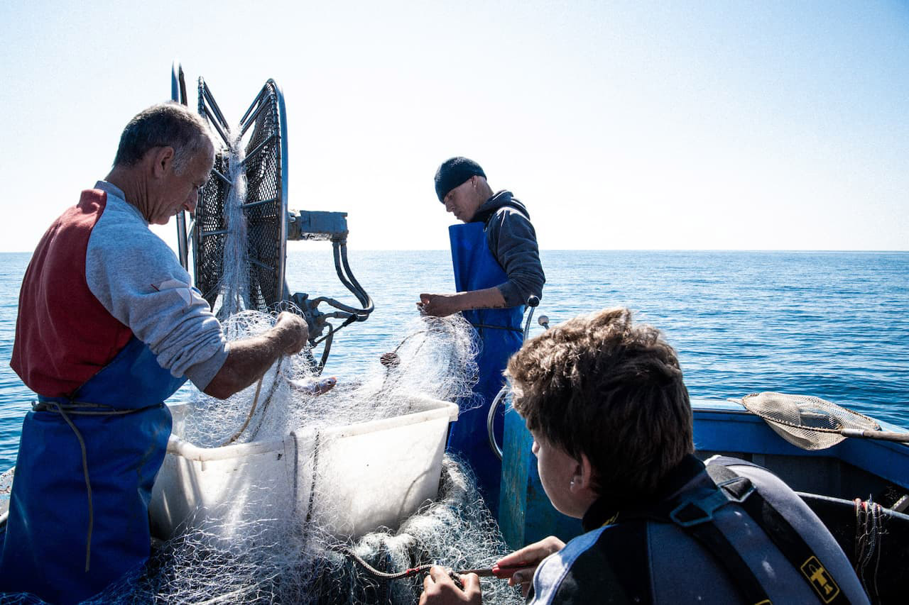 Simone Esposito, pescatore in Costa d'Amalfi