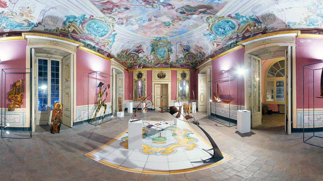 Il Palazzo Mezzacapo a Maiori in Costa d'Amalfi. Gli affreschi all'interno di Palazzo Mezzacapo