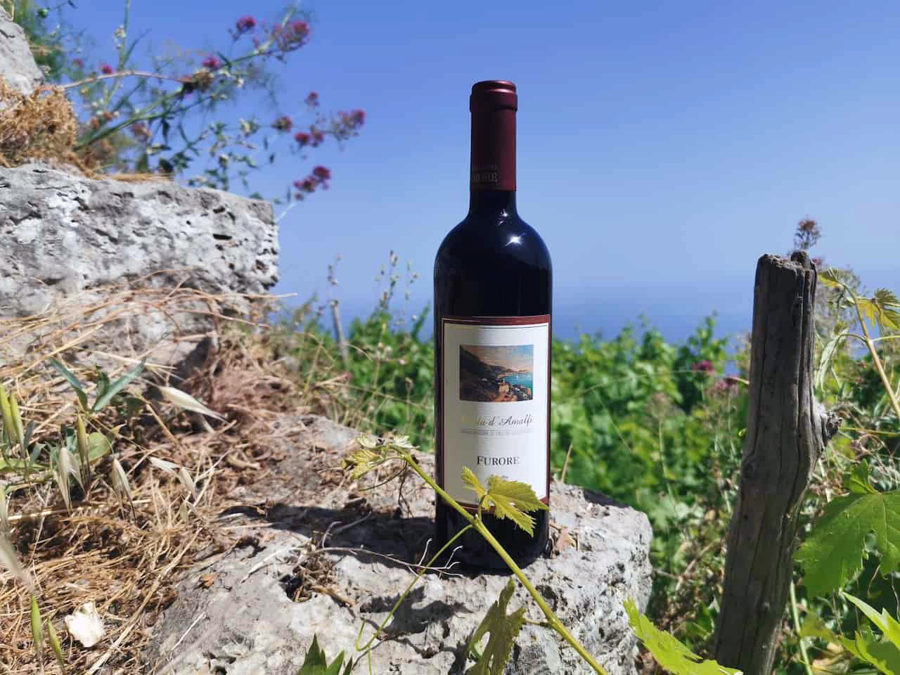 I vini dell'Estate in Costa d'Amalfi. Furore Rosso della Cantina Marisa Cuomo