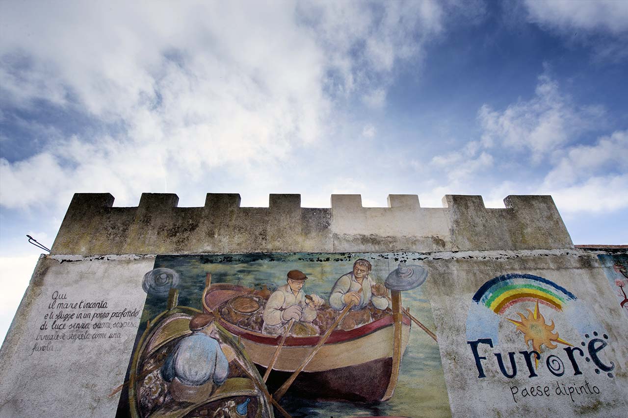 Il progetto Muri in cerca d'Autore a Furore, in Costa d'Amalfi